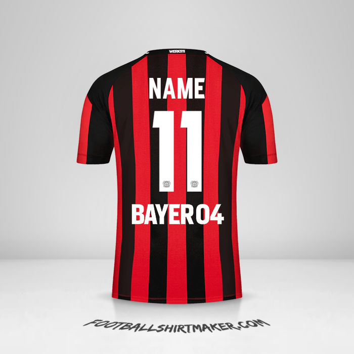 Trikot Bayer 04 Leverkusen 2021/2022 -  name - 11