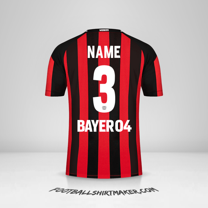 Jersey Bayer 04 Leverkusen 2021/2022 -  name - 3