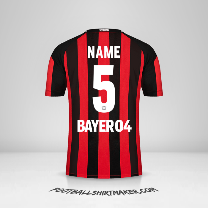 Trikot Bayer 04 Leverkusen 2021/2022 -  name - 5