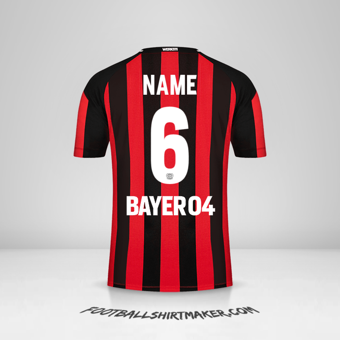 Jersey Bayer 04 Leverkusen 2021/2022 -  name - 6