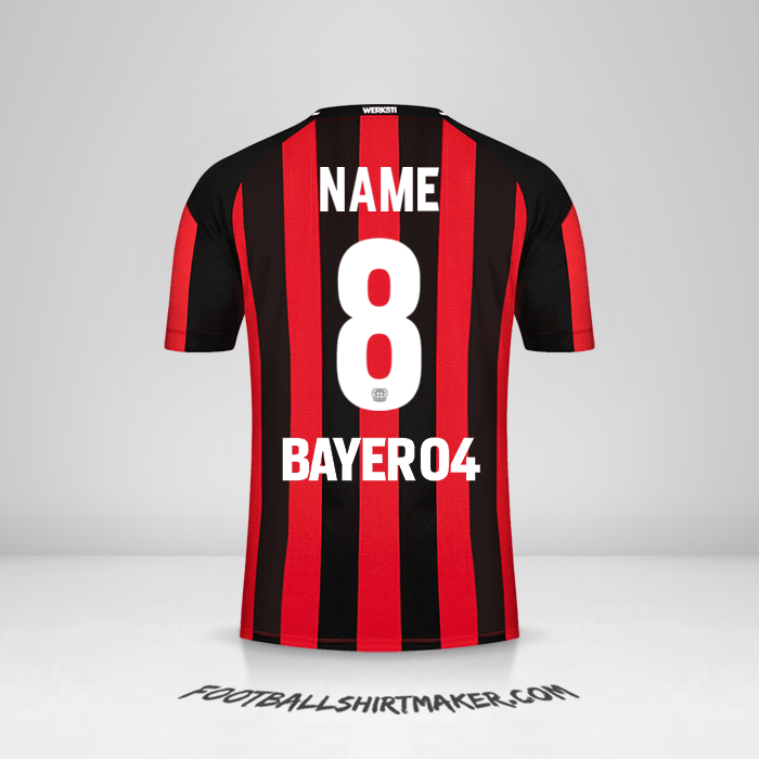 Trikot Bayer 04 Leverkusen 2021/2022 -  name - 8