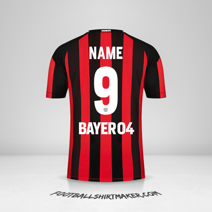 Jersey Bayer 04 Leverkusen 2021/2022 -  name - 9