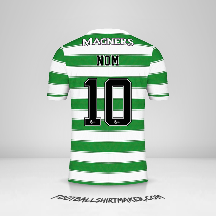 Maillot Celtic FC 2021/2022 -  nom - 10
