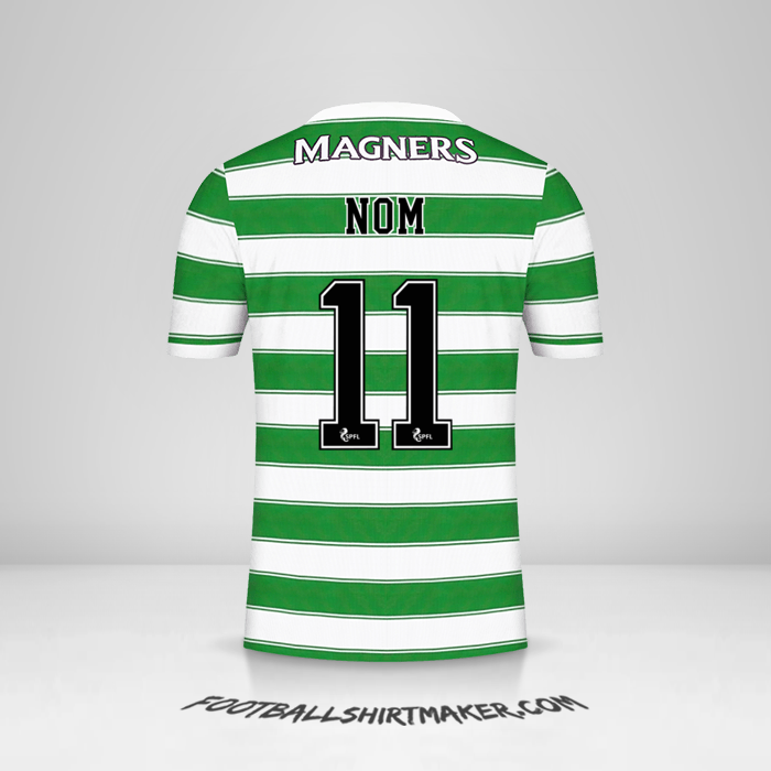 Maillot Celtic FC 2021/2022 -  nom - 11