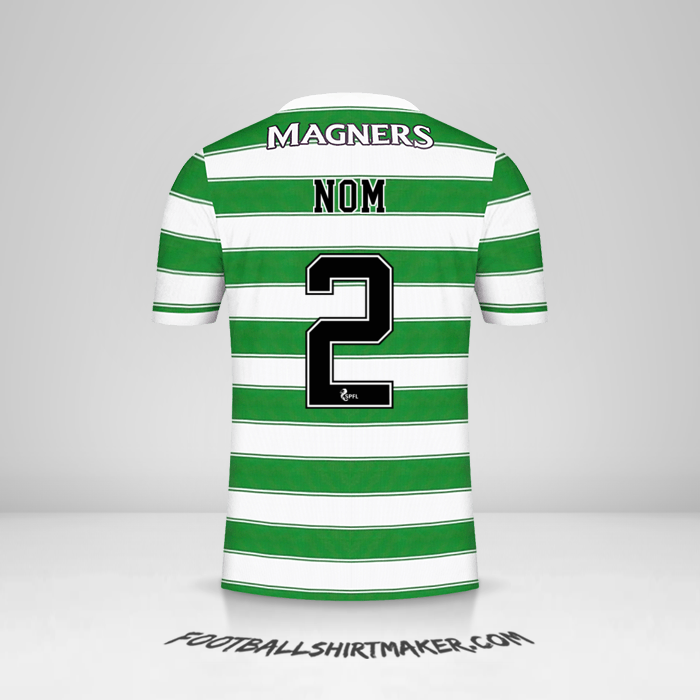 Maillot Celtic FC 2021/2022 -  nom - 2