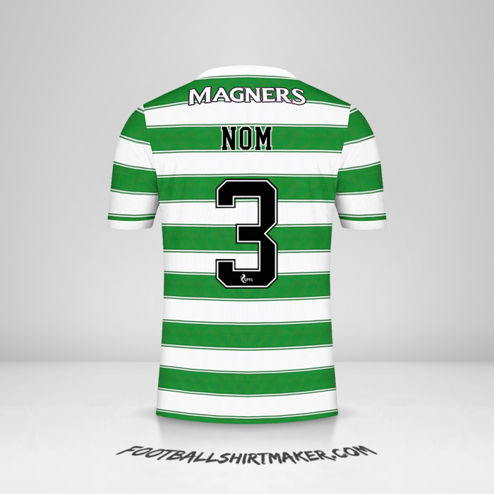 Maillot Celtic FC 2021/2022 -  nom - 3
