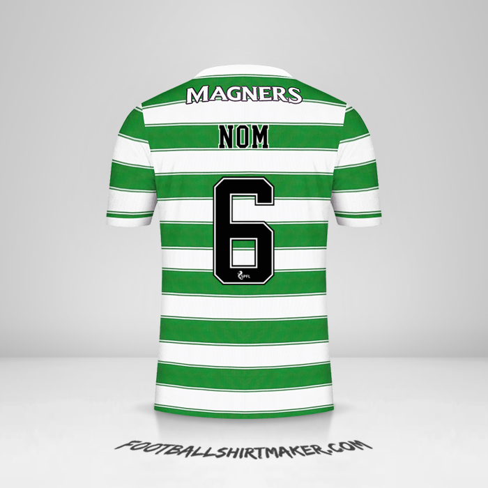 Maillot Celtic FC 2021/2022 -  nom - 6