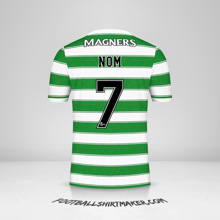 Maillot Celtic FC 2021/2022 -  nom - 7