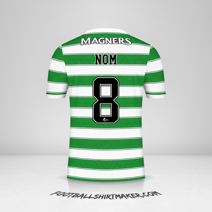 Maillot Celtic FC 2021/2022 -  nom - 8