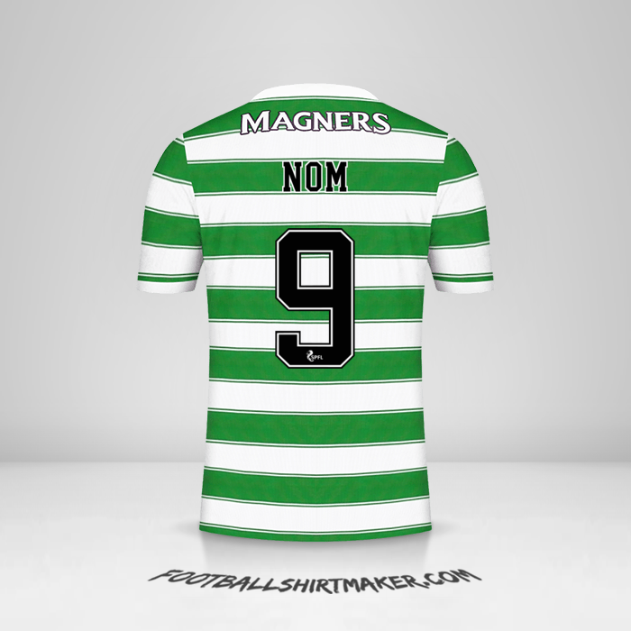 Maillot Celtic FC 2021/2022 -  nom - 9