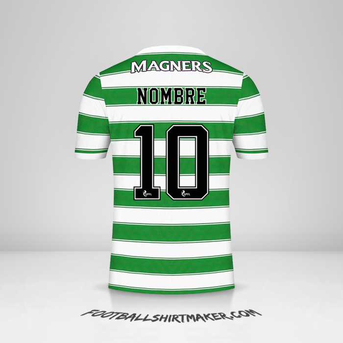 Camiseta Celtic FC 2021/2022 -  nombre - 10