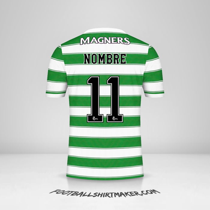 Jersey Celtic FC 2021/2022 -  nombre - 11