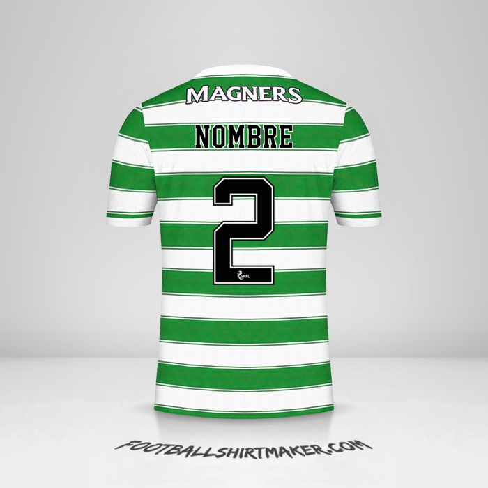 Jersey Celtic FC 2021/2022 -  nombre - 2