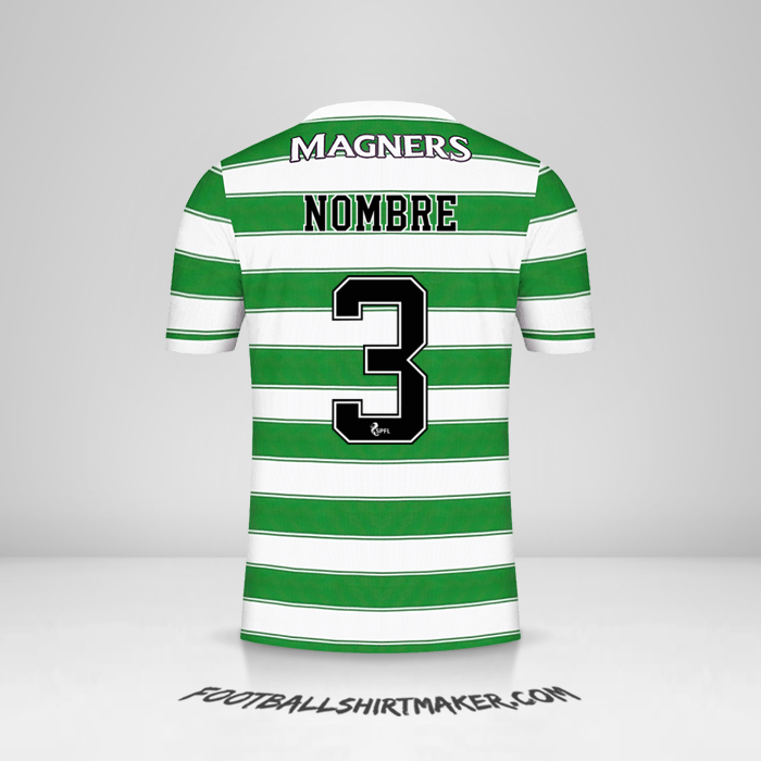 Jersey Celtic FC 2021/2022 -  nombre - 3