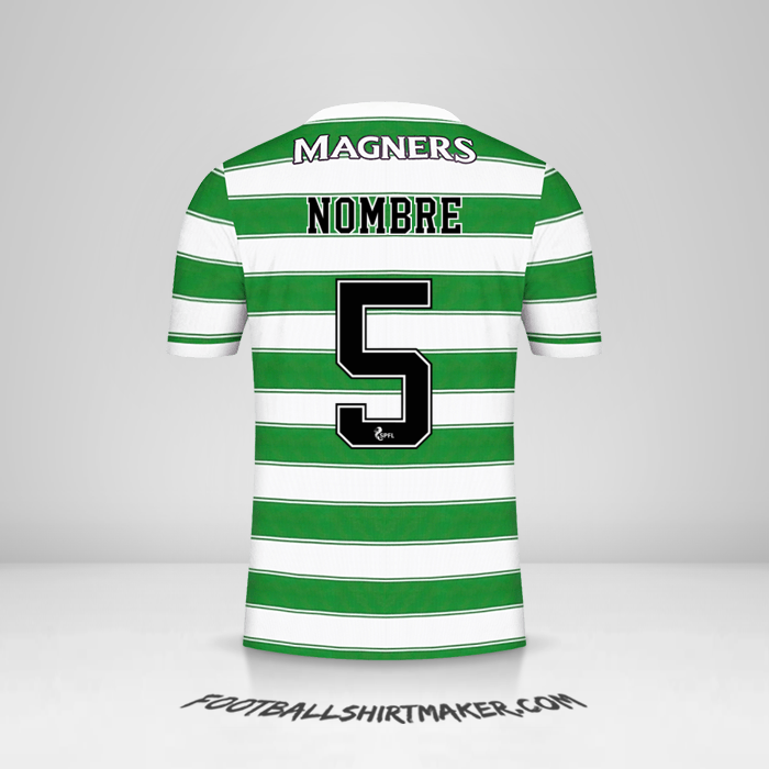 Jersey Celtic FC 2021/2022 -  nombre - 5