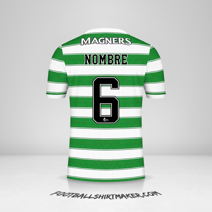 Jersey Celtic FC 2021/2022 -  nombre - 6