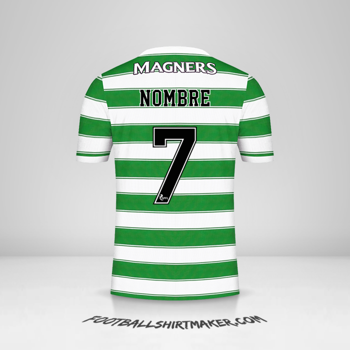 Jersey Celtic FC 2021/2022 -  nombre - 7