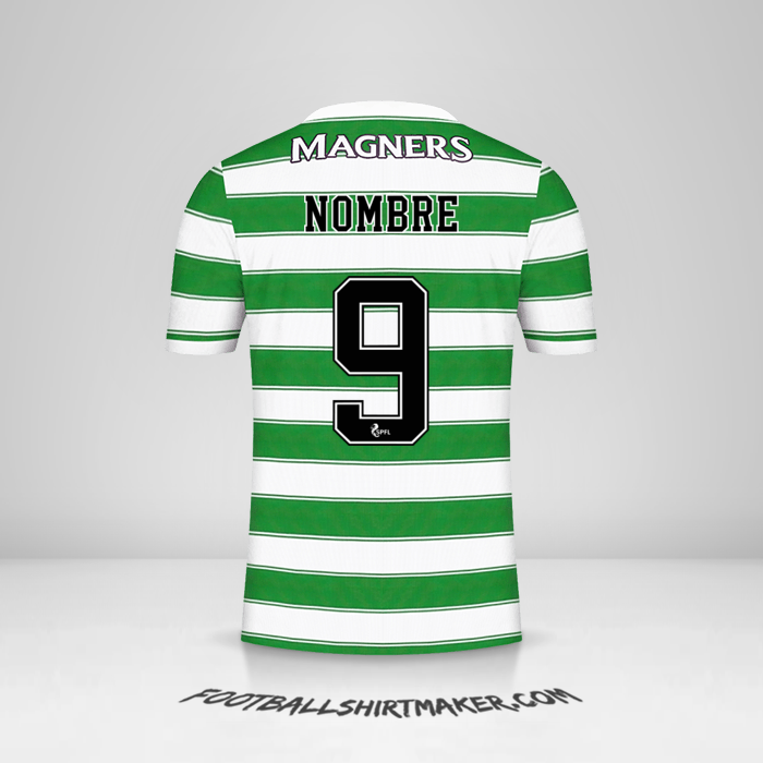 Jersey Celtic FC 2021/2022 -  nombre - 9