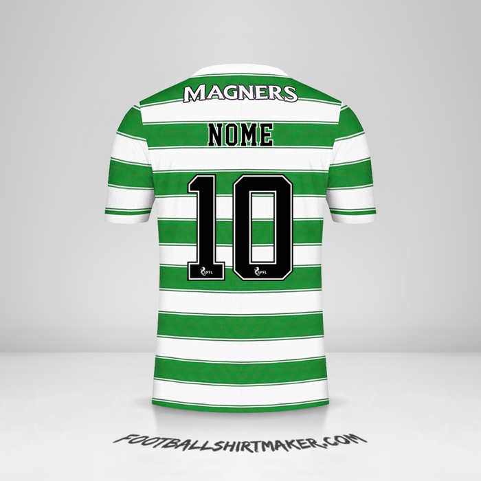 Camisa Celtic FC 2021/2022 -  nome - 10