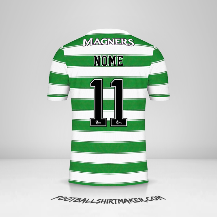 Maglia Celtic FC 2021/2022 -  nome - 11