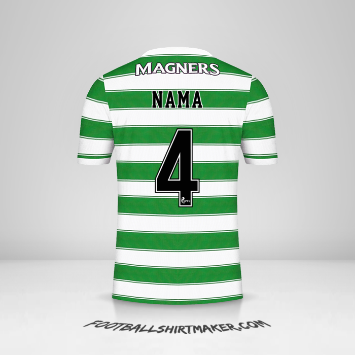 Jersey Celtic FC 2021/2022 -  nama - 4