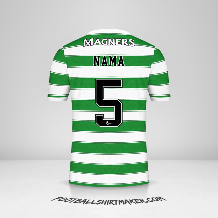 Jersey Celtic FC 2021/2022 -  nama - 5