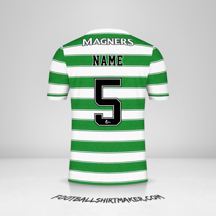 Trikot Celtic FC 2021/2022 -  name - 5
