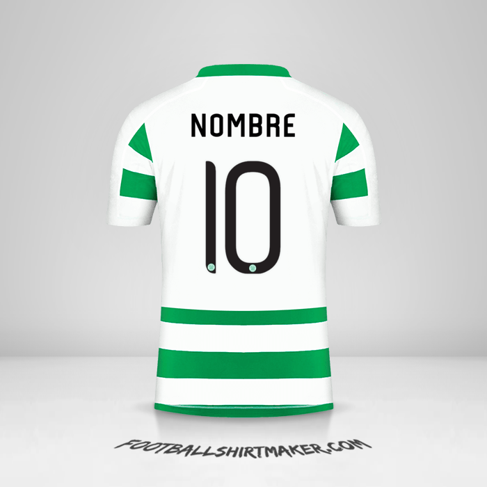 Jersey Celtic FC Cup 2019/20 -  nombre - 10