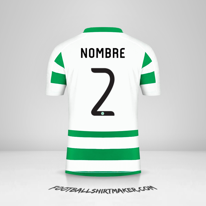 Camiseta Celtic FC Cup 2019/20 -  nombre - 2