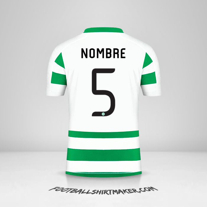 Camiseta Celtic FC Cup 2019/20 -  nombre - 5