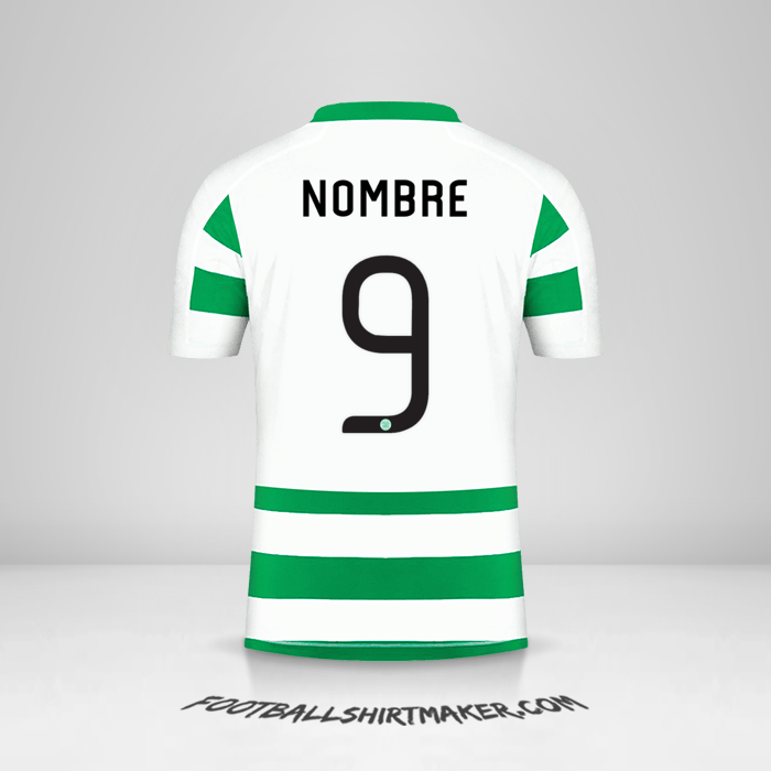 Camiseta Celtic FC Cup 2019/20 -  nombre - 9