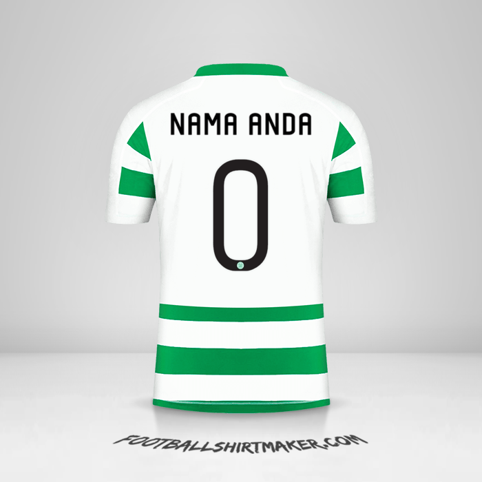 Jersey Celtic FC Cup 2019/20 -  nama anda - 0