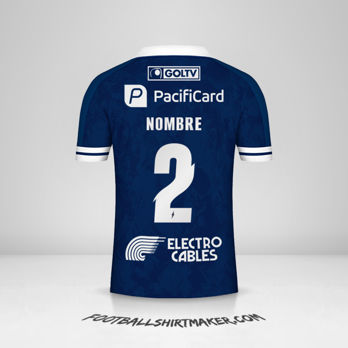 Jersey Emelec 2021 -  nombre - 2