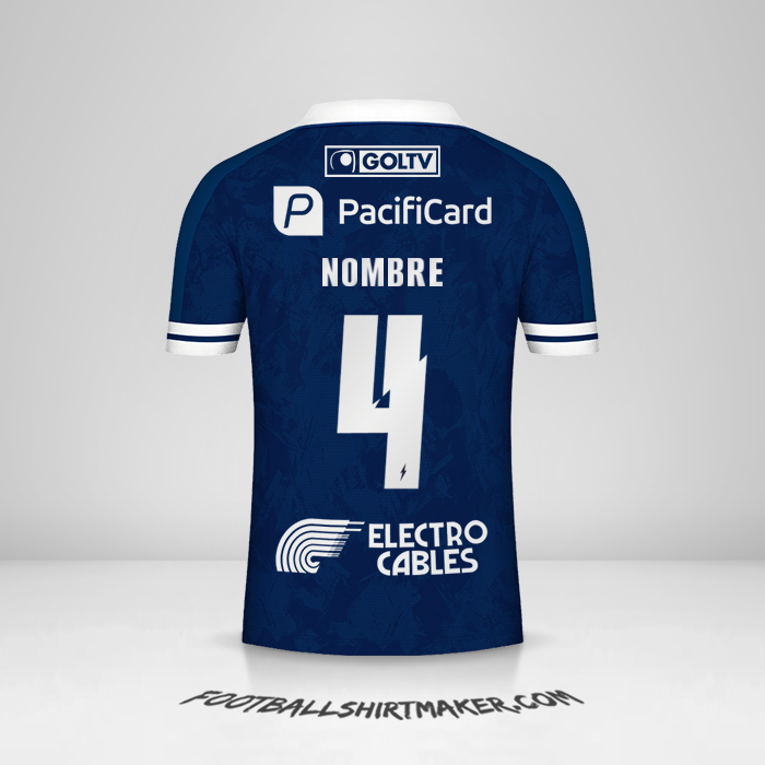 Jersey Emelec 2021 -  nombre - 4