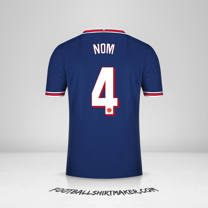 Maillot Paris Saint Germain Cup 2021/2022 -  nom - 4