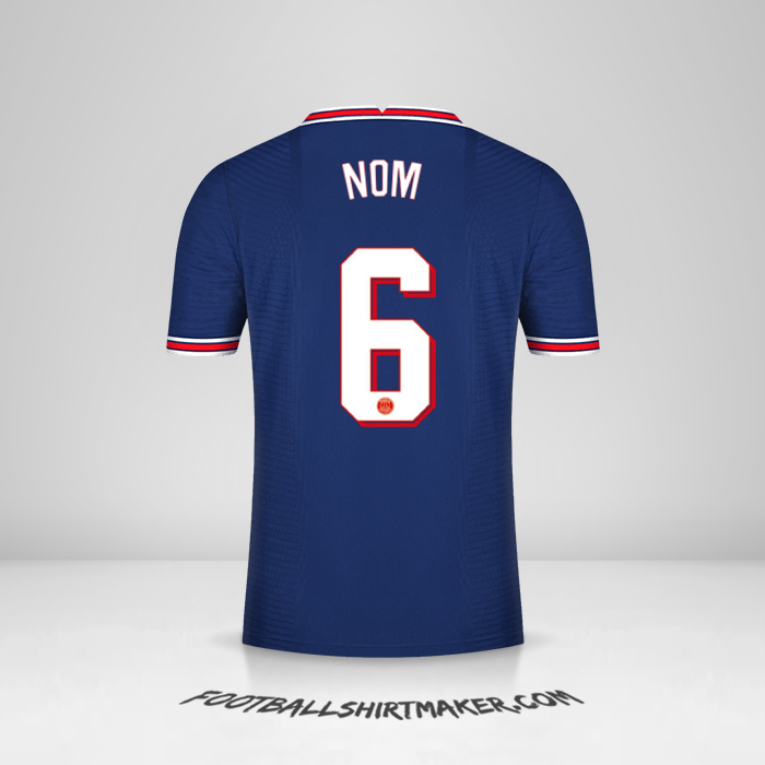Maillot Paris Saint Germain Cup 2021/2022 -  nom - 6