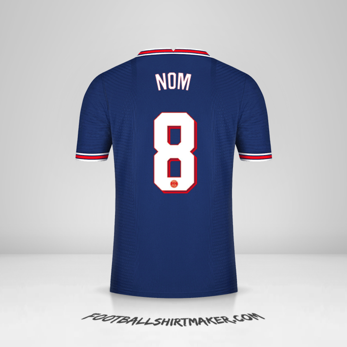 Maillot Paris Saint Germain Cup 2021/2022 -  nom - 8