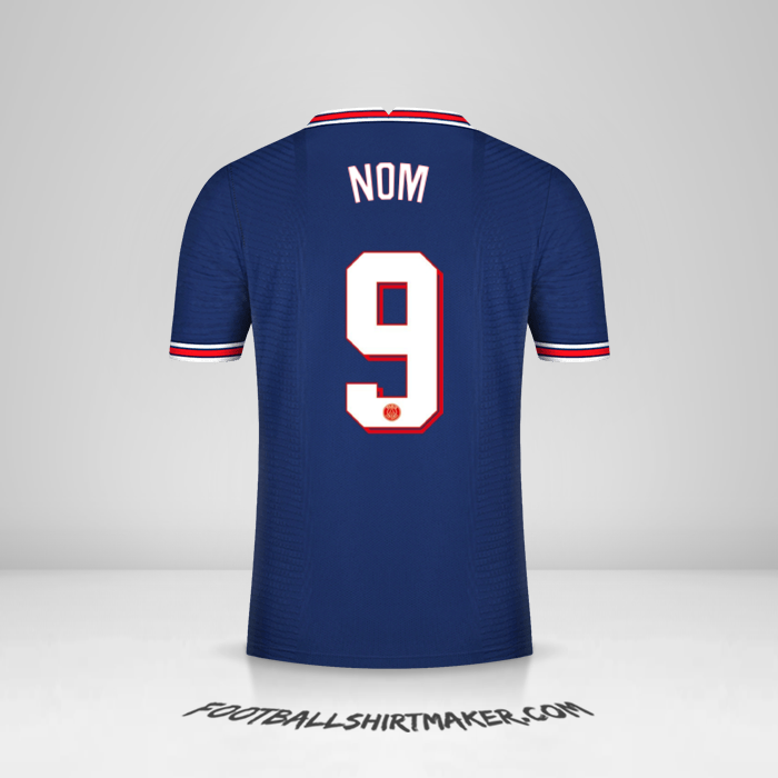 Maillot Paris Saint Germain Cup 2021/2022 -  nom - 9