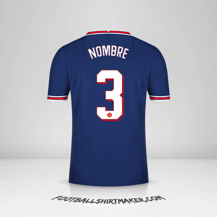 Camiseta Paris Saint Germain Cup 2021/2022 -  nombre - 3