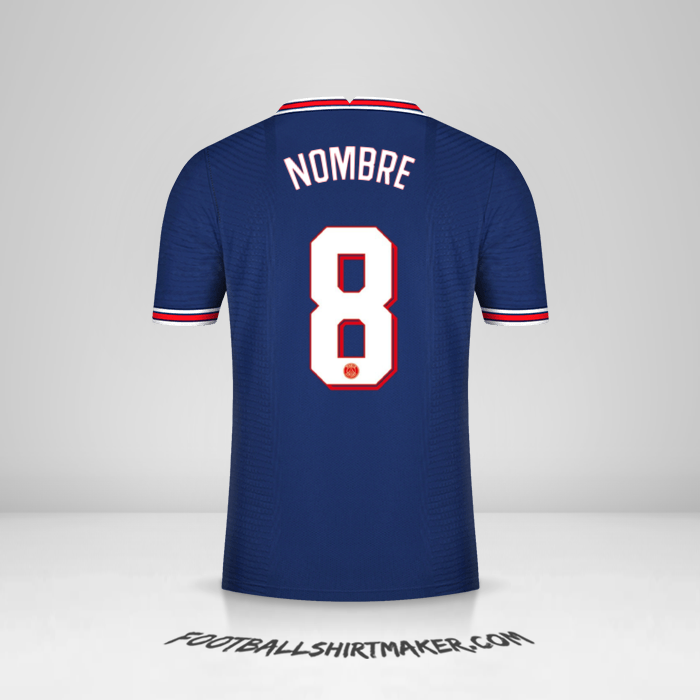 Camiseta Paris Saint Germain Cup 2021/2022 -  nombre - 8