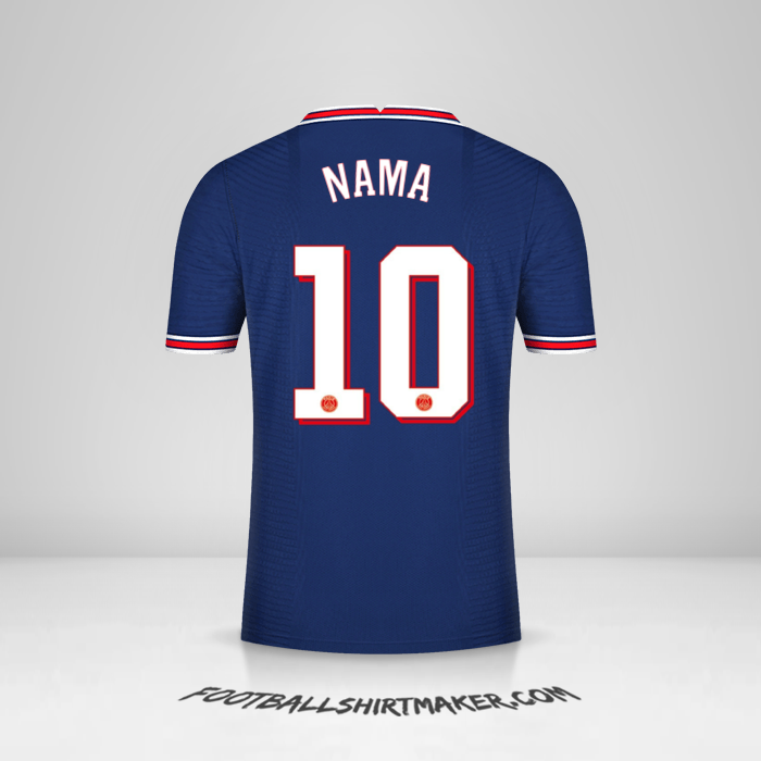 Jersey Paris Saint Germain Cup 2021/2022 -  nama - 10