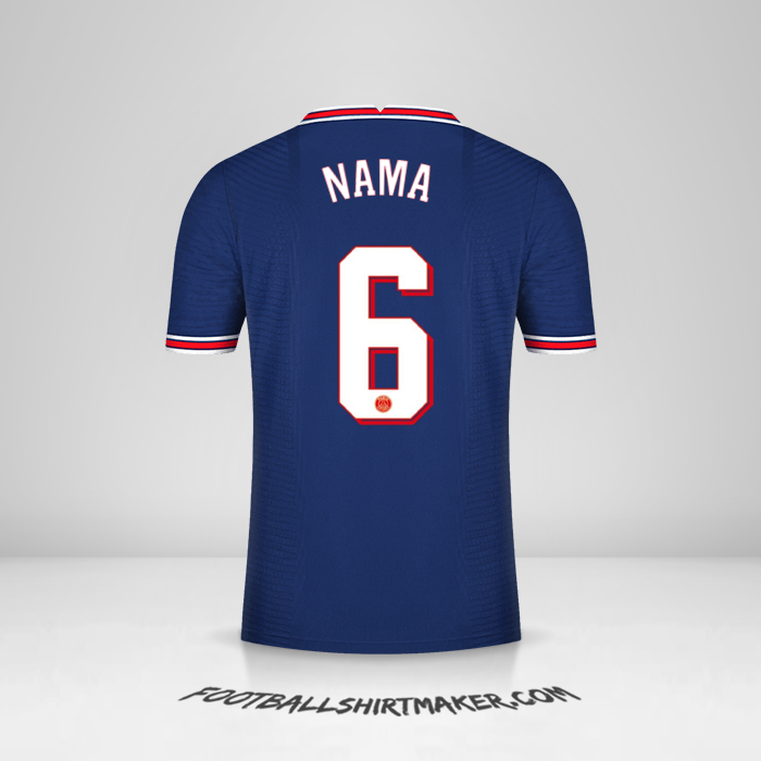 Jersey Paris Saint Germain Cup 2021/2022 -  nama - 6