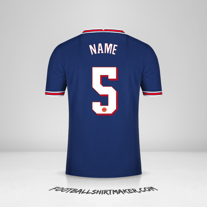Trikot Paris Saint Germain Cup 2021/2022 -  name - 5