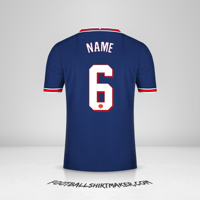 Jersey Paris Saint Germain Cup 2021/2022 -  name - 6