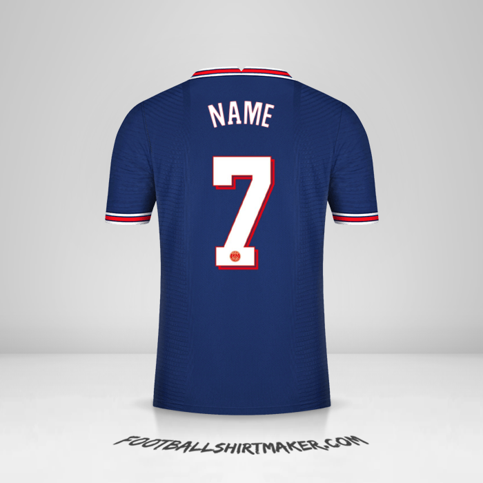 Trikot Paris Saint Germain Cup 2021/2022 -  name - 7