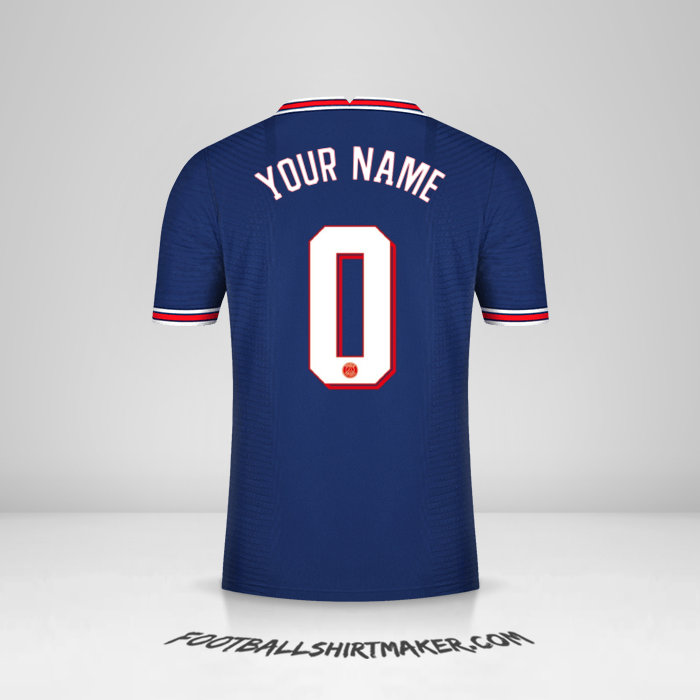 Jersey Paris Saint Germain Cup 2021/2022 -  your name - 0