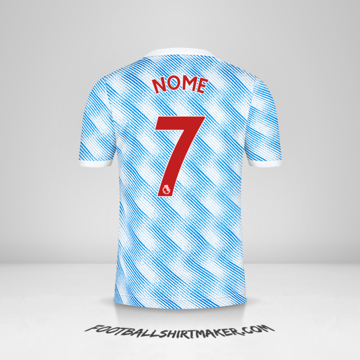 Maglia Manchester United 2021/2022 Seconda -  nome - 7