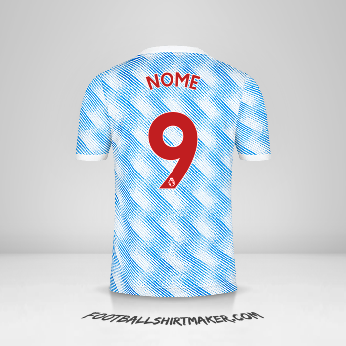 Maglia Manchester United 2021/2022 Seconda -  nome - 9