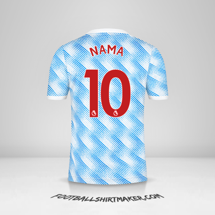 Jersey Manchester United 2021/2022 Alternatif -  nama - 10