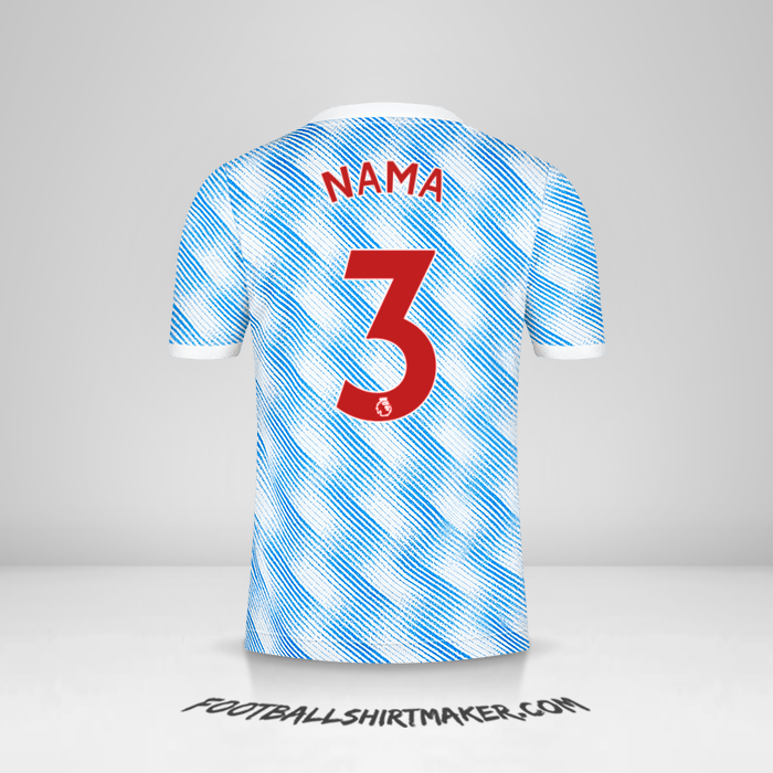 Jersey Manchester United 2021/2022 Alternatif -  nama - 3